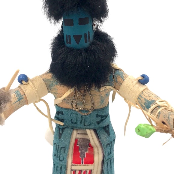 Handmade Native American Kachina Doll “Pot Carrier” Doll Decor - Picture 6 of 11